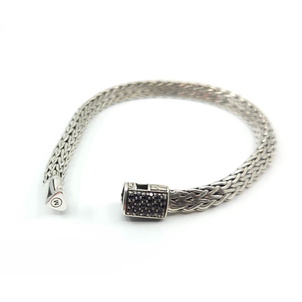 John Hardy Classic Chain Tiga Sapphire Chain Bracelet 6mm 7.25" - Picture 13 of 16